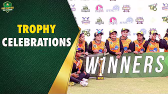 Trophy Celebrations | Conquerors vs Stars | National Women's T20 Tournament Final | PCB