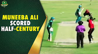 Invincibles’ Muneeba Ali scored half-century against the Conquerors | PCB | MA2A background