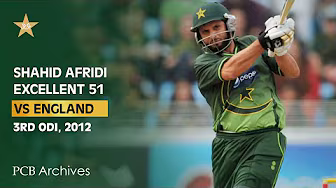 PCB Archive - Shahid Afridi Dominates With the Bat | 3rd ODI | PAK vs ENG 2012 Series | M7B2A background