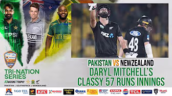 Daryl Mitchell Classy 5️⃣7️⃣ Runs | Pakistan vs New Zealand | Tri-Nation Series 2025 Final | M2J1A