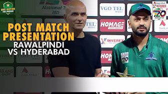 Post Match Presentation | Rawalpindi vs Hyderabad | Match 24 | National T20 Cup 2025 | PCB | M2L1