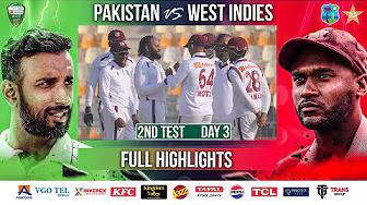 Full Highlights | Pakistan vs West Indies | 2nd Test Day 3 | PCB | M2I1A background