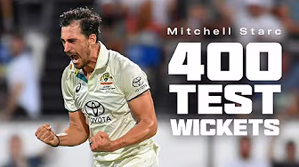 'Unbelievable' Starc joins Aussie legend in 400 club