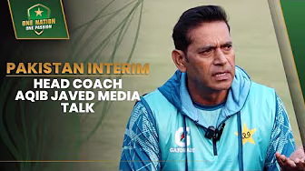 Pakistan Interim Head Coach Aqib Javed Media Talk | PCB | MA2A