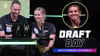 Phoebe Litchfield Mic'd Up 🎤 🤣 | Big Bash Draft background