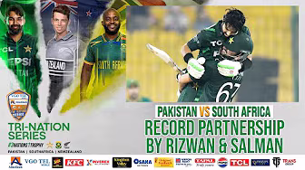 Rizwan & Salman Star in Record 2️⃣6️⃣0️⃣-run Partnership! | 3rd ODI | Tri-Nation Series 2025 | PCB