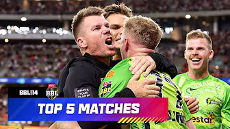 The Top Five Matches From #BBL14
