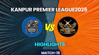 Kanpur Premier League 2025 | Match 15 Highlights | Intense Cricket Battle! ๐๐ฅ background