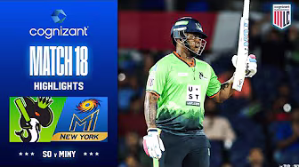 Cognizant Major League Cricket 2025 Match Highlights | Seattle Orcas vs MI New York background