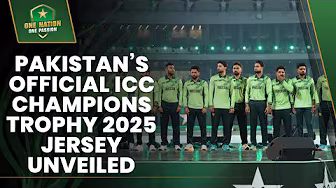 Pakistan’s official ICC Champions Trophy 2025 jersey unveiled | Grand Inauguration of GSL