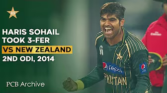 PCB Archive - Haris Sohail Took 3️⃣ - Fer in Sharjah | PAK vs NZ 2nd ODI 2014 | M2C2A