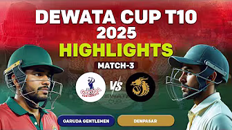 Dewata Cup T10 2025 I Match 3 I Garuda Gentlemen VS Denpasar I Full Highlights