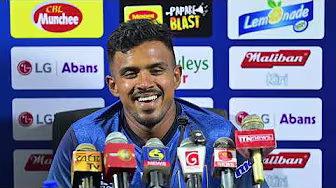 Maheesh Theekshana | Post Match Press Conference | 1st T20 vs Bangladesh | PICS
