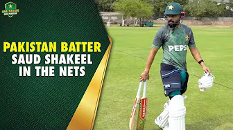 Pakistan Batter Saud Shakeel in the nets | NCA Skills Development Camp in Lahore | PCB | MA2A