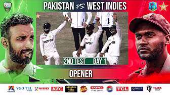 Opener | Pakistan vs West Indies | 2nd Test Day 1 | PCB | M2I1A background