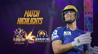 Match 04 Highlights | Quetta Gladiators vs Karachi Kings | HBL PSL X background