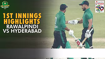 1st Innings Highlights | Rawalpindi vs Hyderabad | Match 24 | National T20 Cup 2025 | PCB | M2L1