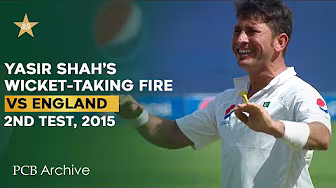 PCB Archive - Yasir Shah's Wicket-Taking Spree 🔥| PAK vs ENG 2nd Test 2015 | M4C2A