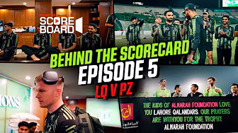 Behind the Scorecard Episode 5 | LQ v PZ | HBL PSL 10 background