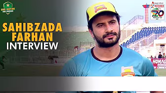 Sahibzada Farhan Interview | Lahore Whites vs Peshawar | Match3 | National T20 Cup 2025 | PCB | M2L1