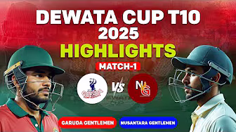 Dewata Cup T10 2025 I Match 1 I Garuda Gentlemen VS Nusantara Gentlemen I Full Highlights