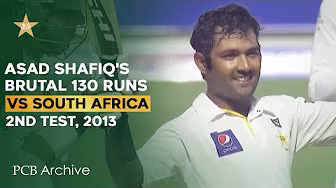 PCB Archive - Asad Shafiq Performs with a Solid 1️⃣3️⃣0️⃣ | PAK vs SA 2nd Test, 2013 | PCB | M8B2A