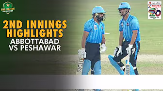 2nd Innings Highlights | Abbottabad vs Peshawar | Match 37 | National T20 Cup 2025 | PCB | M2L1A backdrop