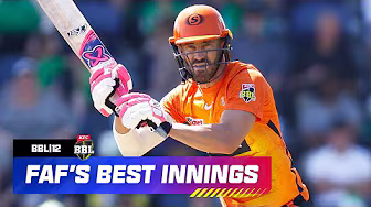 68 OFF 33! Faf Du Plessis' INSANE BBL Knock 💥 | #BBL12 background