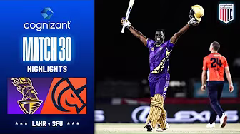 Cognizant Major League Cricket 2025 Match Highlights | LA Knight Riders vs San Francisco Unicorns background