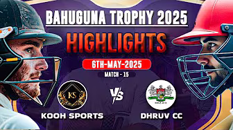 Bahuguna Trophy 2025 | Match - 15 | Kooh Sports VS Dhruv CC I FullHighlights