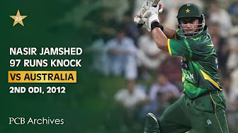 PCB Archive - Nasir Jamshed Destroyed Aussies | 2nd ODI | PAK vs AUS 2012 Series | M6B2A