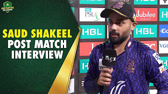 Saud Shakeel Post Match Interview | Quetta Gladiators vs Lahore Qalandars | Match 34 π
ππππ | HBL PSL