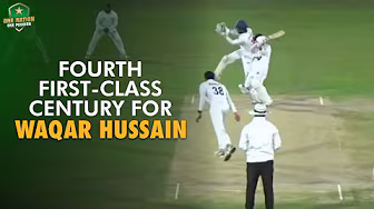 Fourth first-class century for Waqar Hussain | PTV vs SBP | President's Trophy Grade-I Final MA2F