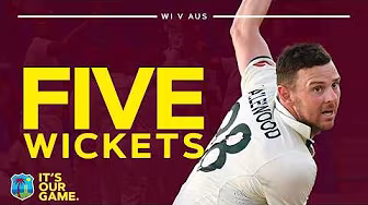 Match Winning Spell ☄️ Josh Hazlewood 5 Wicket Haul | West Indies v Australia 1st Test
