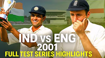 From Tension to Triumph! Team India Wins the Series! ๐ฏ | India vs England 2001 | Series Highlights backdrop