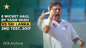 PCB Archive - Yasir Shah Bags 6️⃣ wickets in Dubai | PAK vs SL 2nd Test 2017 backdrop