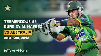 PCB Archive - Mohammad Hafeez Played a Key Role in Dubai | 2nd T20I | PAK vs AUS 2012 Series | M6B2A