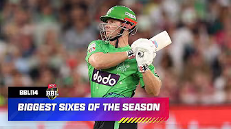 Massive BBL|14 Sixes But They Keep Getting Longer As The Video Goes On | #BBL14 background