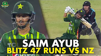A Lightning Knock By Saim Ayub vs New Zealand | 1st T20I, 2023 | PCB | M3L1F