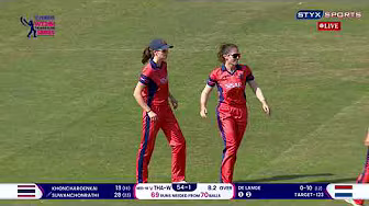 Netherlands Women Vs Thailand | WT20I Triangular Series | Match-2 | #nepvsned #styxsports #WT20i background