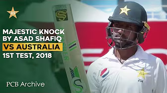 PCB Archive - Majestic Knock By Asad Shafiq | PAK vs AUS 1st Test 2018 | M7C2A background