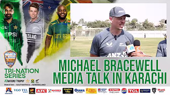 Michael Bracewell media talk in Karachi | ODI Tri-Nation Series 2025