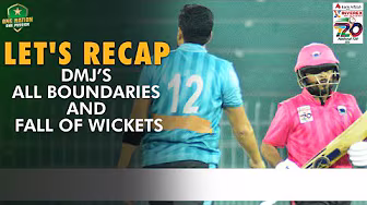 Let's Recap Dera Murad Jamali's All Boundaries & FOW | Match 2 | National T20 Cup 2025 | PCB | M2L1 background