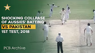 PCB Archive - SHOCKING COLLPASE of Aussies' Batting | PAK vs AUS 1st Test 2018 | M7C2A background