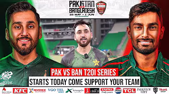 KFC Presents Bank Alfalah Pakistan vs Bangladesh T20I series starts today! Come support your team background