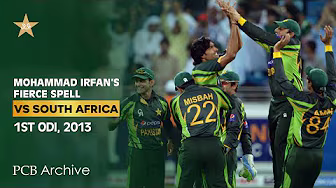 PCB Archive | Bounce, Pace & Precision! Mohammad Irfan Shines | #PAKvSA 2nd ODI - 2013 | PCB | M4B2A