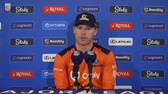 Post-game Press Conference Match 13: MI New York VS San Francisco Unicorns |Tim Seifert| background