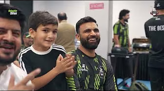 LAHORE QALANDARS celebrate after beating Sultans! iPhone Giveaway Fun! background