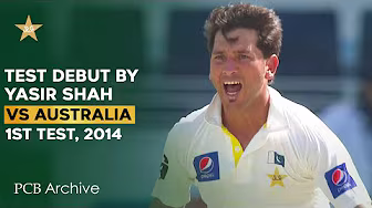 PCB Archive - Yasir Shah's Terrific Test Debut Against Australia | PAK vs AUS 1st Test 2014 | M1C2A