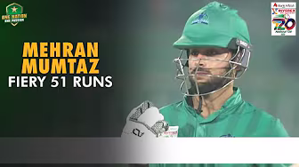 Fiery 5️⃣1️⃣ Runs By Mehran Mumtaz | Rawalpindi vs Faisalabad| M15 |National T20 Cup 2025 | PCB M2L1